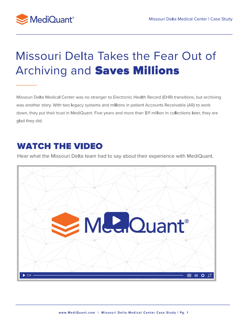 Missouri Delta Takes the Fear Out of Archiving and Saves Millions