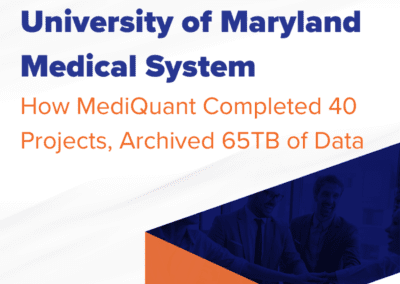 The University of Maryland Medical System Archives 65TB of Data–Saving Millions
