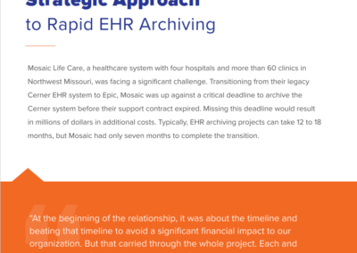 UNC Health Achieves Significant Savings with Strategic Legacy System Decommissioning Program